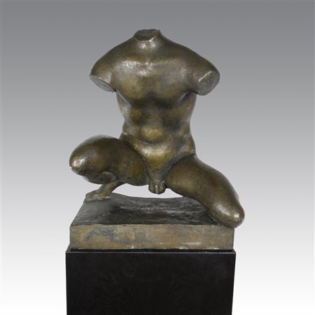 Carlo Canestrari  
Busto di ragazzo 1964
 cm 72x55x43; basamento cm 100x55x46