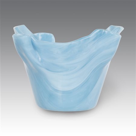 Loredano Rosin  
Vaso a fazzoletto, produzione Murano - Italia 1970
 cm 8x10