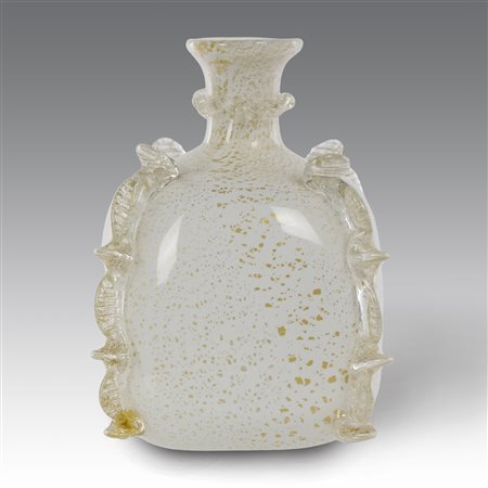  
Vaso bottiglia, Produzione Seguso (Attr.le), Murano - Italia.  1970
 cm 11,5x8,5