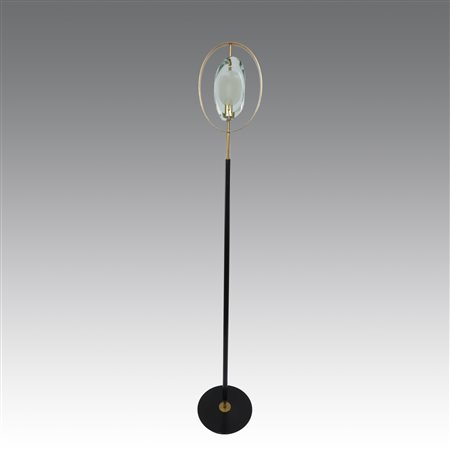 Max Ingrand (1908 - 1969) 
Lampada da terra ad una luce modello “2020”. produzione Fontana Arte - Italia 1960
 cm 168x28,5