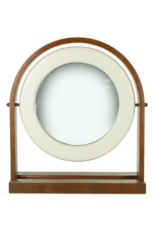 Ettore  Sottsass (1917 - 2007) 
Specchio  "Sandretta" SP 63, produzione Poltronova - Italia 1960
 cm 49x43x15