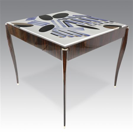 Celeste Dell'Anna (disegno di)  
Tavolo d'appoggio "Turning The Tables" - limited edition design: blue coffee 
 cm 76x86x86