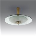 Max Ingrand (1908 - 1969) 
Lampada a sospensione modello “1462”, produzione Fontana Arte - Italia 1950
 cm 52; Ø cm 72