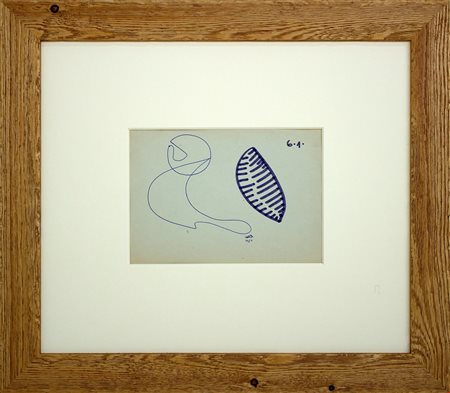 Sebastiano Carta (Priolo Gargallo, 1913 - Roma, 1973) 
Senza Titolo 1950
