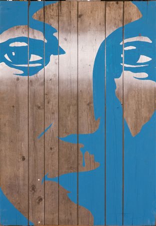 Mauro  Drudi (Cattolica, 1963 - ) 
Lei 2015
Acrilico su legno 131x91 cm