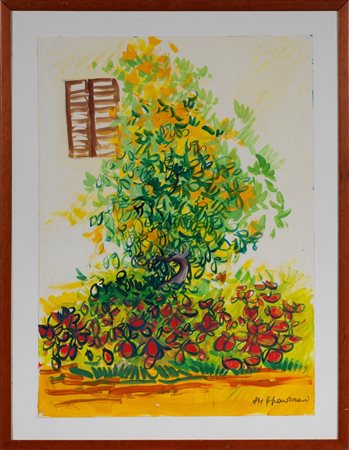 Athos Faccincani (Peschiera del Garda, 1951 - ) 
La mimosa 1984
