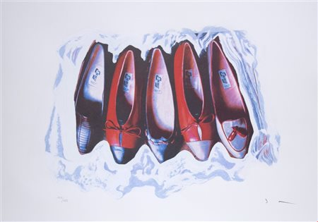 Mario Schifano (Homs, 1934 - Roma, 1998) 
Senza Titolo (Es. 103/199) Anni '90
