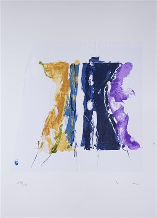 Mario Schifano (Homs, 1934 - Roma, 1998) 
Senza Titolo (Es. 171/199) Anni '90
