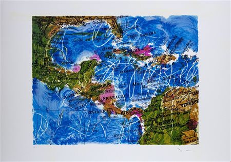 Mario Schifano (Homs, 1934 - Roma, 1998) 
Senza Titolo (H.C.) Anni '90
