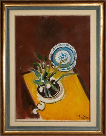 Gastone  Breddo  
Fiori e piatto 

