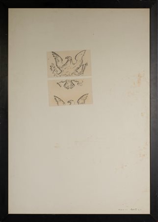 Franco Angeli (Roma, 1935 - Roma, 1988) 
Senza Titolo Fine Anni '70
