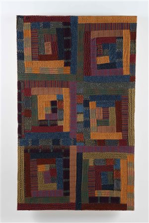 MISSONI OTTAVIO Per Saporiti. Arazzo. 1980. Legno e lana. Cm 93,00 x 151,00 x...