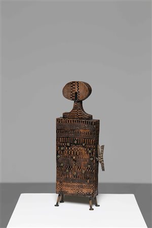 BURCHIELLARO LORENZO (n. 1933) Orologio. 1965. Rame. Cm 41,00 x 13,50 x 4,00....