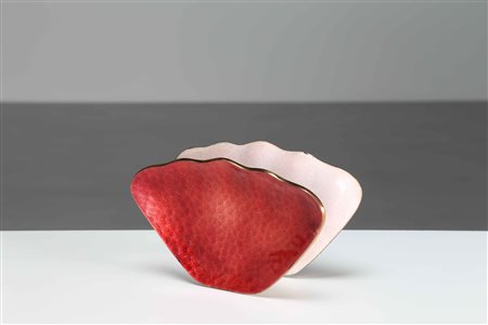 DE POLI PAOLO (1905 - 1996) Maniglia. 1955. Rame smaltato. Cm 13,00 x 20,00....