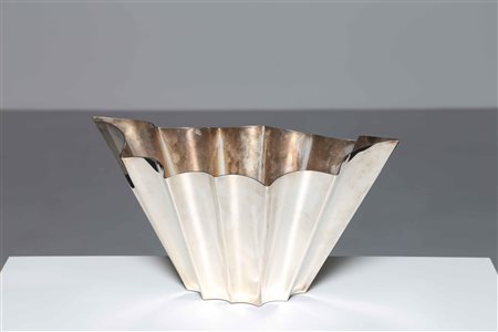 SABATINI LINO Per Sabatini. Contenitore Alaska grande. Ottone argentato. Cm...