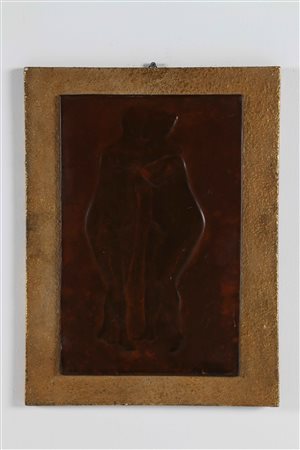 BIDISCHINI PRIMO (1907 - 1987) Lastra in rame sbalzato. 1934. Rame. Cm 30,00...