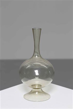 CAPPELLIN M.V.M Vaso. Vetro di Murano. Cm 14,00 x 27,00 x 14,00. Anni '30