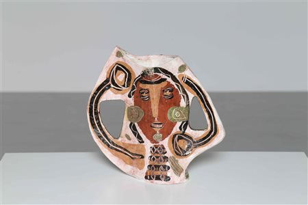 SCHIAVON ELIO (1925 - 2004) Vaso scultoreo. Ceramica. Cm 35,00 x 35,00 x...