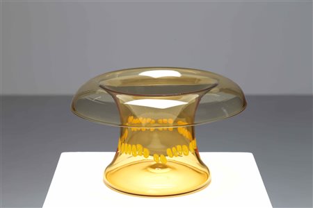 POTENZA GIANMARIA (n. 1936) Per La Murrina. Vaso. 1967. Vetro e murrine di...