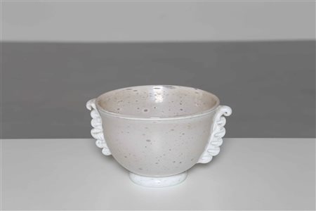 BARBINI ALFREDO (1912 - 2007) Probabilmente per Avem. Vaso bianco realizzato...