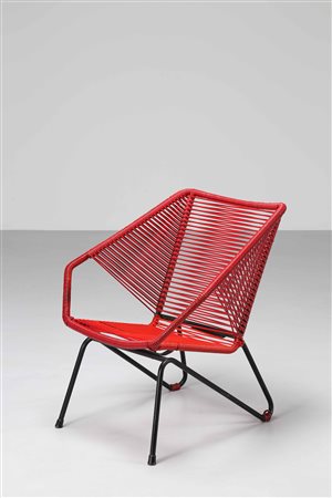 GELLNER EDOARDO (1909 - 2004) Oltroncina ideata per la terrazza dell'Hotel...