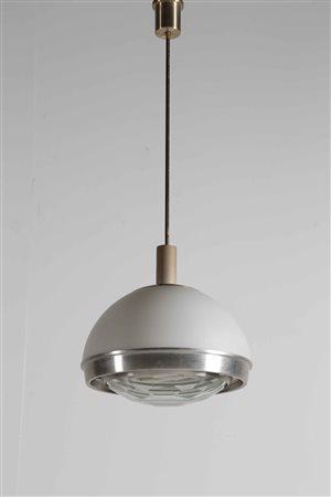 PIA GUIDETTI Per Lumi. Lampadario. Metallo, vetro satinato. Cm 42,00 x 105,00...