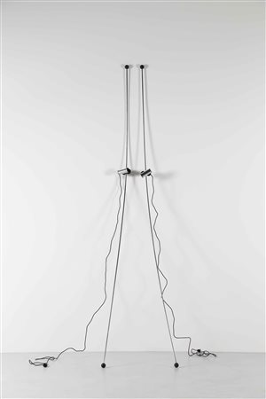 CESARE LEONARDI & FRANCA STAGI Per Lumenform. Coppia Molla. Metallo,...