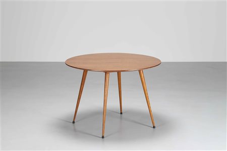 PARISI ICO (1916 - 1996) ATTRIBUITO A. Tavolo tondo. Legno di rovere. Cm...