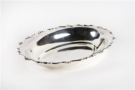  
Alzatina in argento 800 
 Cm 5,5x21x30