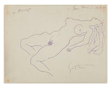 GUTTUSO RENATO (1912 - 1987) - SENZA TITOLO.