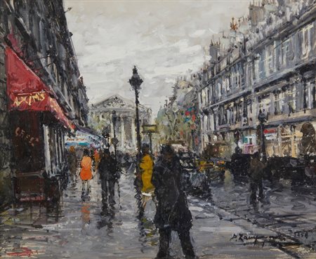 ZAMPOGNA DINO (n. 1926) - PARIS RUE ROYALE.