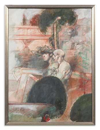 DE STEFANO ARMANDO (n. 1926) - IL PONTE, IL BRENTA E L'ALBERO DEGLI EROI.