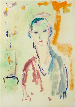 TRECCANI ERNESTO (1920 - 2009) - FIGURA FEMMINILE.