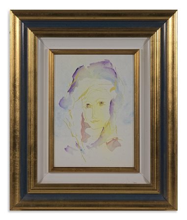 TRECCANI ERNESTO (1920 - 2009) - FIGURA GENTILE .