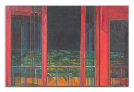 GUIOTTO PAOLO (n. 1934) - GRANDE FINESTRA ROSSA (1963-64).