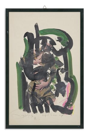 SPACAGNA JACQUES (1936 - 1990) - VIERGE A' LA MAIN COUPEE.