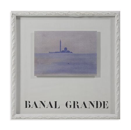 VANNI SERGIO  (n. 1944) - BANAL GRANDE.