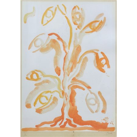 Virgilio Guidi (Roma 1891 - Venezia 1984)  - Albero giallo