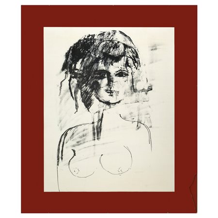 Bruno  Cassinari (Piacenza 29/11/1912 - Milano 26/03/1992)  - Ritratto di donna, 20th secolo