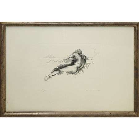 Pietro Annigoni (Milano 1910 - Firenze 1988)  - Atleta
