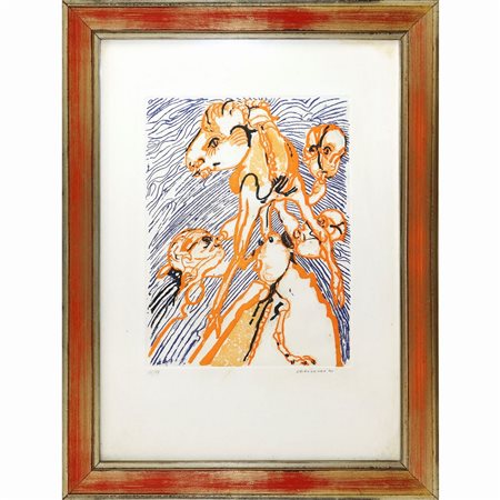 Remo Brindisi (Roma 1918 - Lido di Spina  1996)  - Pastorale