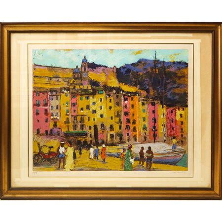 Michele Cascella (Ortona 1892 - Milano 1989)  - Lungomare, 20th secolo