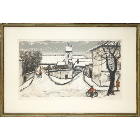 Paesaggio innevato, 20th secolo