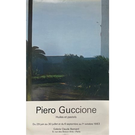 Locandina mostra Guccione, 1983