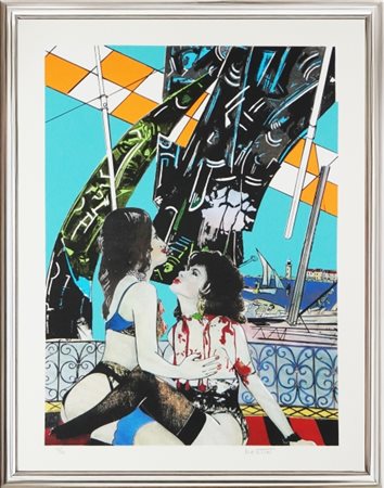 Gianni Bertini, "Le vittime di Mercurio", 2002, Serigrafia su carta, Tiratura...
