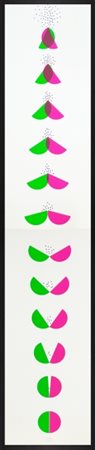 Bruno Munari “Continuità XL”, 1989, Serigrafia su carta, Tiratura 55/100, cm...