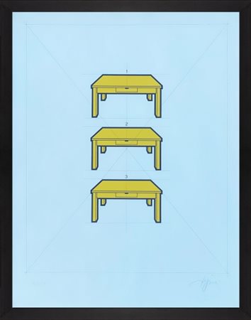 Tino Stefanoni, Senza titolo, anni '70, Serigrafia su carta, P.A., cm 50x70...