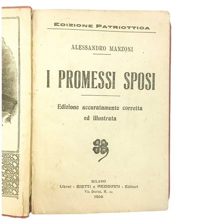 Alessandro Manzoni (1785 - 1873)  - I Promessi Sposi, 1916
