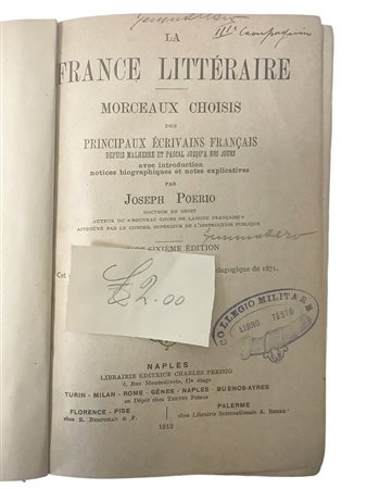 La France Littéraire, 1912