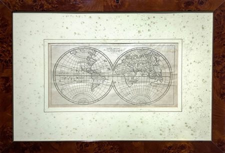 Robert de Vaugond (1688 - 1766)  - Mappe monde, carta geografica, 1755